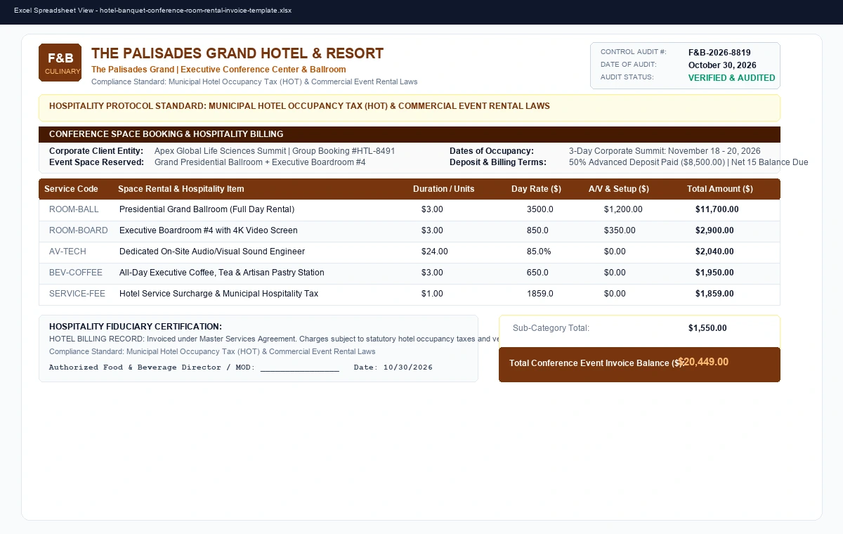 Preview of Independent Contractor Invoice & Draw Billing Template