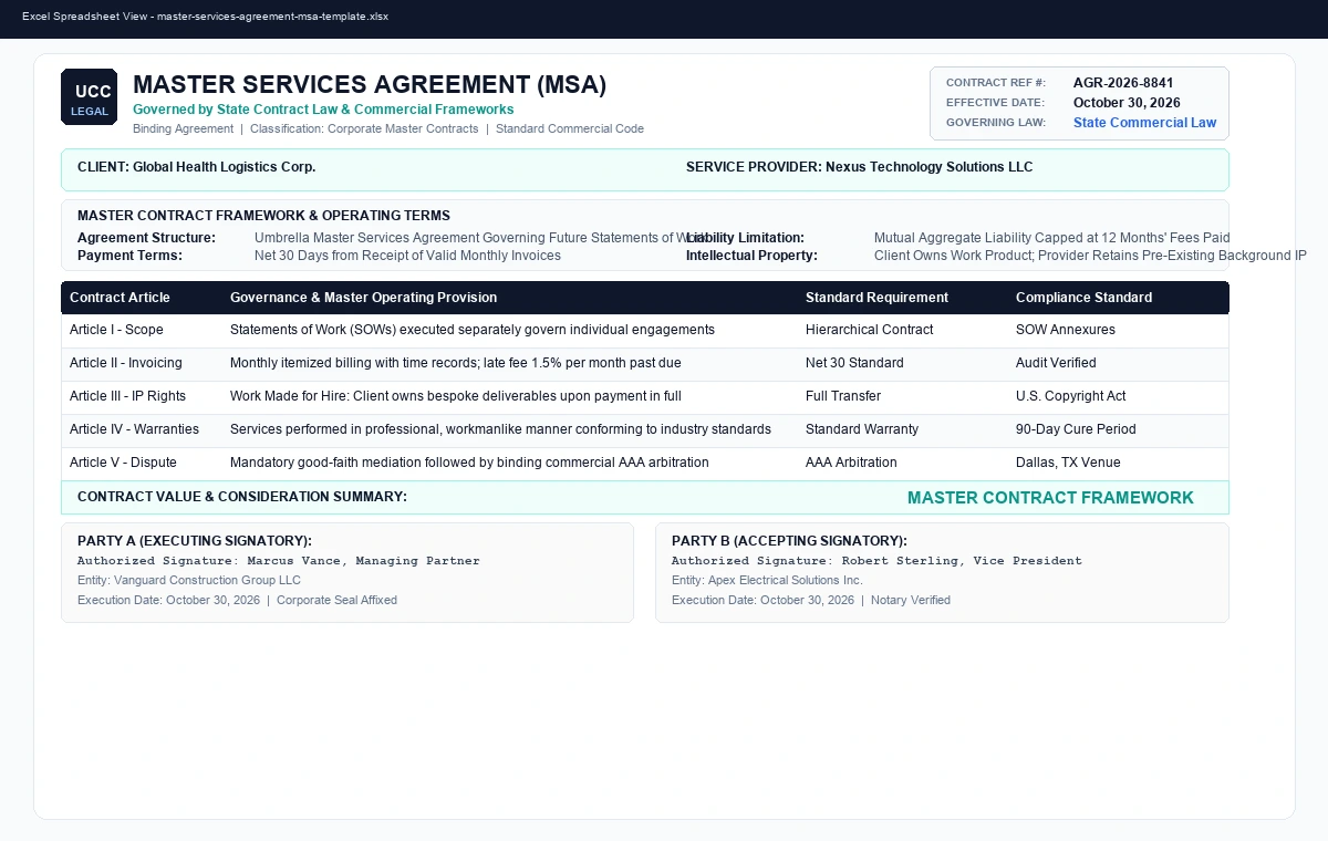 Preview of Independent Contractor Invoice & Draw Billing Template