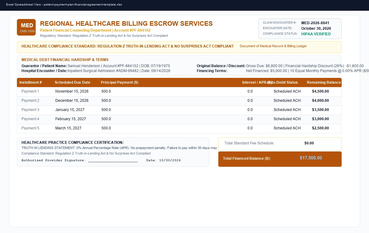Preview of Independent Contractor Invoice & Draw Billing Template
