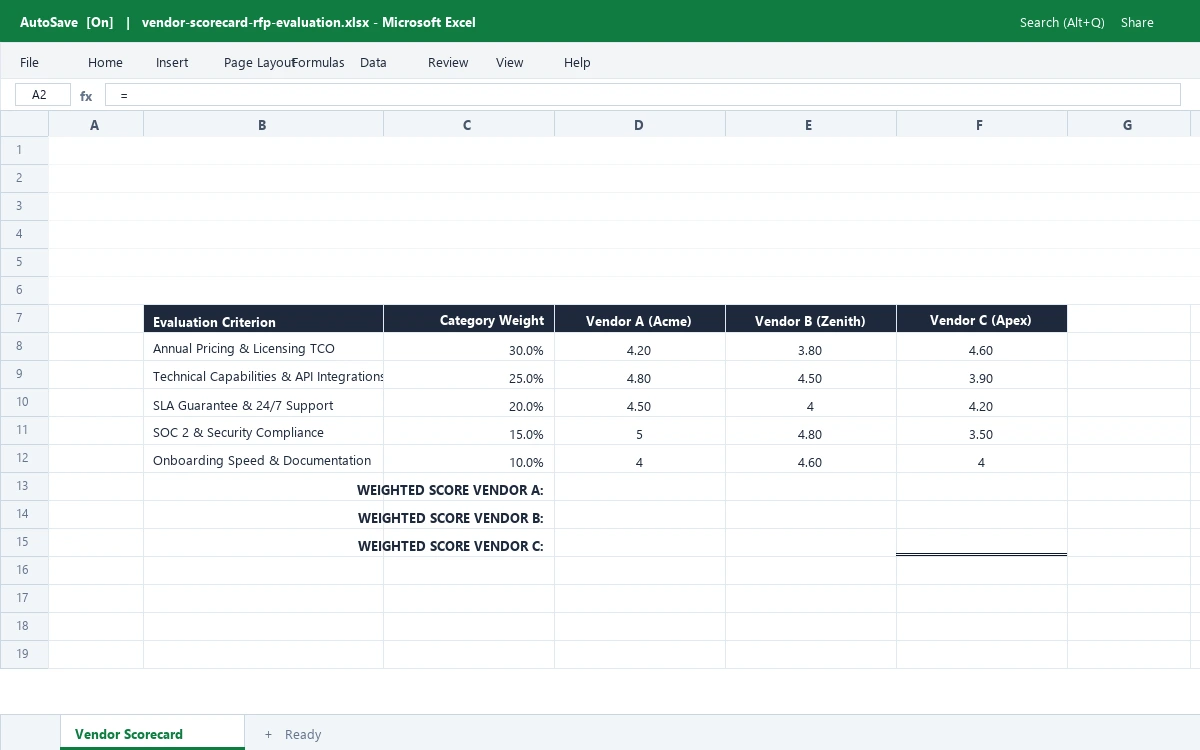 Preview of Web & Software Development Monthly Income & Expense Budget Template